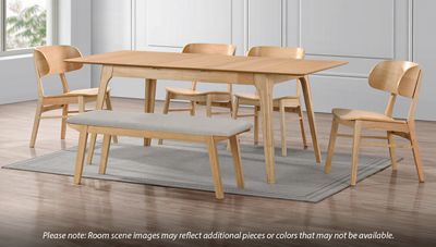 Uptown 6 Piece Dining Set with Leaf