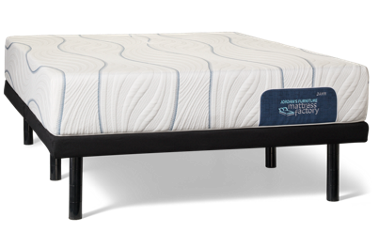 Jordan's Mattress Factory® Dawn Split Head Mattress - Instant Cool-Touch Cover - Titanium & Energex Memory Foam for Pressure Relief (FIRM)