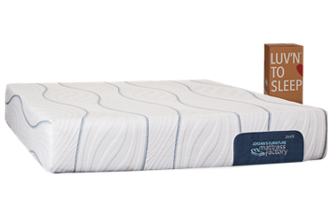Jordan's Mattress Factory® Luv'n Mattress - Instant Cool-Touch Cover - Mattress-in-a-Box - Titanium & Energex Memory Foam for Pressure Relief (FIRM)