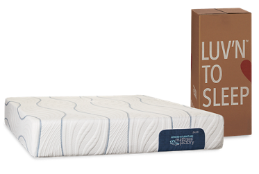 Jordan's Mattress Factory® Luv'n Split Head Mattress - Instant Cool-Touch Cover - Mattress-in-a-Box - Titanium & Energex Memory Foam for Pressure Relief (FIRM)