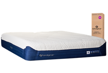 BEDGEAR® M3 Split Head Single Comfort 3.0 Mattress - Cool-touch - Mattress in a Box - Hybrid - Coils + Memory Foam for Pressure Relief (PLUSH)