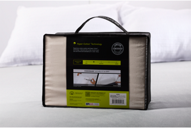 BEDGEAR® Hyper Cotton Sheet Set - Beige - Quick Dry - Airflow Certified - Powerband Provides Secure Fit - Fits Up to 17" in Depth