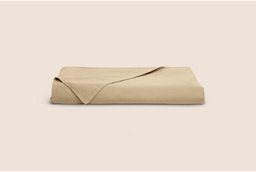 PureCare® Dr. Weil Collection Duvet Cover - Breathable 100% Natural Cotton - Garment Washed - Hidden Button Closures - Cool-Touch (Ochre)