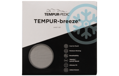Tempur-Pedic® TEMPUR-Breeze Cooling Sheet Set (Graphite)