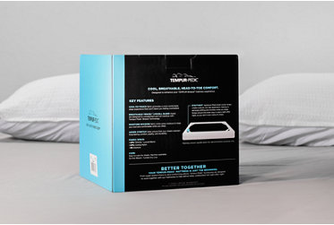 Tempur-Pedic® TEMPUR-Breeze Cooling Sheet Set (White) - Breathable - Cool-Touch Fabric - Ultimate Fit® - Added Stretch with Staytight™ Corner Straps