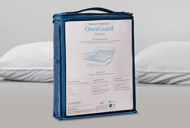 PureCare® OmniGuard® 5-Sided Mattress Protector - Prevents Mold And Mildew - Lightweight Breathable Fabric - Snug Fitted Design - Complete Mattress Coverage