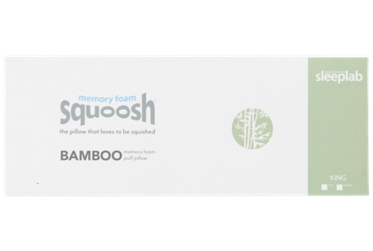PureCare® Squoosh Memory Low Pillow - Breathable Bamboo/Rayon Blend Cover - Low Profile - 100% Memory Foam for Cloud-Like Comfort