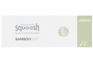 PureCare® Squoosh Medium Pillow - Luxurious Bamboo/Rayon Blend Cover - Medium Profile - Soft Memory Foam