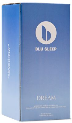 Blu Sleep Essentials Dream Memory Foam Queen High Pillow - Hydro-Expand™ Foam - Breathable Tencel Cover - Adaptive Neck Support - Restorative Comfort