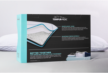 Tempur-Pedic® TEMPUR-Adapt™ ProAdjust Pillow - Smart Climate Cool-Touch Cover - Moisture-Wicking & Anti-Microbial Cover - CertiPUR-US® Certified Foam