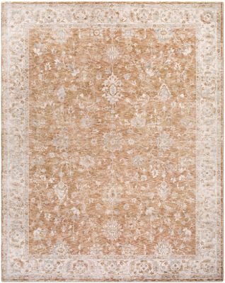 Da Vinci Area Rug – Botanical – Machine-Woven – Tan/Light Brown/Cream