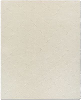 Wooly Area Rug – Contemporary – Hand Tufted – Ivory