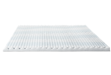 Jordan's Mattress Factory® Sculpted Gel Memory Foam Topper - Pressure-Relieving Support - Sculpted Airflow Channels - Instant Comfort Upgrade