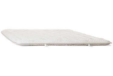 Aireloom® Luxury Pad - Dual-Sided Design - Zoned Latex Support - Silk and Wool Fibers - Easy Attachment Straps