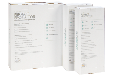 Jordan's Sleep Lab Bamboo Mattress Protector Bundle - Perfect Protector - 2 Pillow Protectors - Soft Plant-Based Bamboo - Breathable Design - Allergen-Free Protection