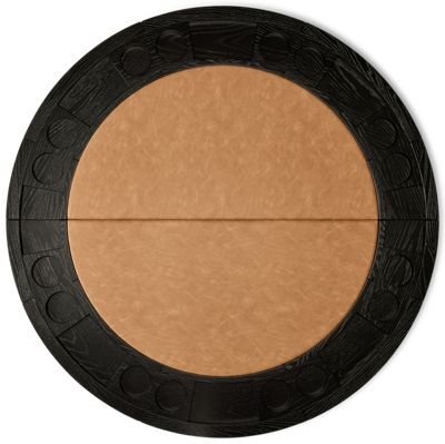 Rylie Game Table Top - Folding Vegan Leather Center - Eight Player Stations - Integrated Chip Holder - Dual Cup Holders - Compact Storage Bag
