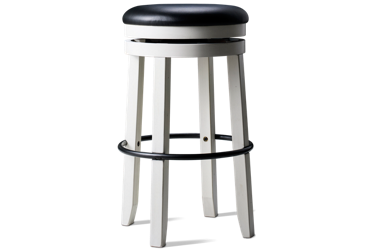 Cottage Bar Backless Swivel Bar Stool 