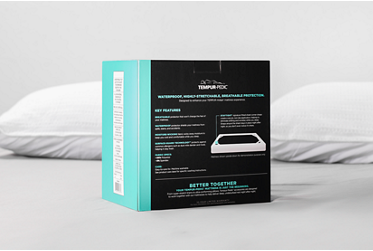 Tempur-Pedic® Adapt Mattress Protector - Breathable Moisture-Wicking Fabric - Waterproof & Dust Mite Resistant - Stay Tight Corner Strap