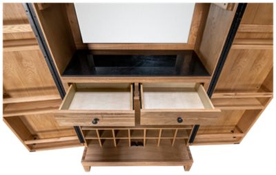 Fulton 2 Door Bar Cabinet - Thumbnail 4