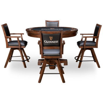Guinness 5 Piece Counter Height Game Table Set