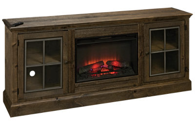 Aspen Churchill 76" 2 Door Fireplace Console 