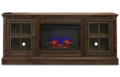 Churchill 76" 2 Door Fireplace Console 