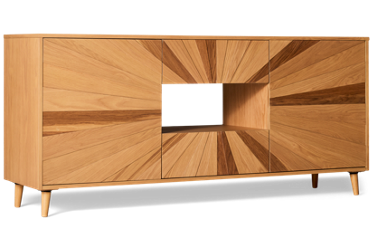 Reece 70" 2 Door 2 Drawer Console