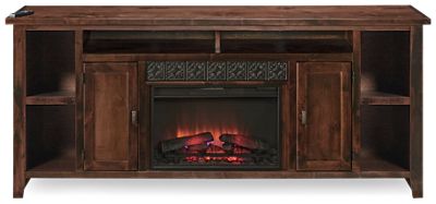 Alder Grove 2 Door 84" Fireplace Console