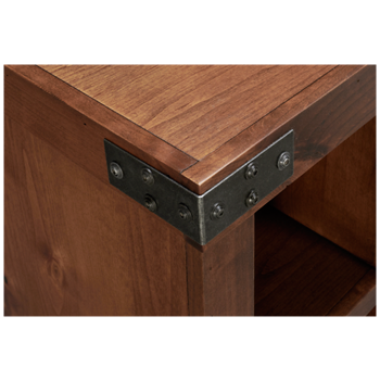 Industrial 4 Door 84" Console with Casters