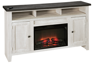 Eastport 65" 2 Door Fireplace Console 