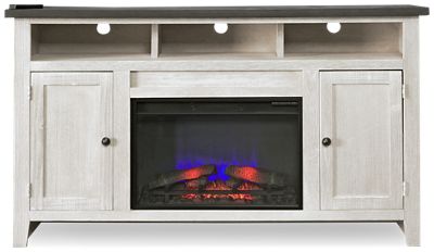 Eastport 65" 2 Door Fireplace Console 