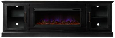 Byron 98" 2 Door Fireplace Console