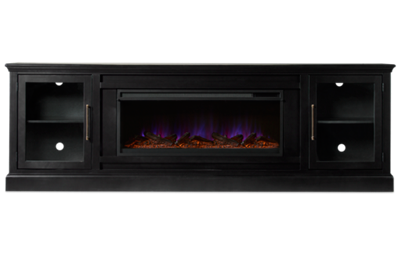 Byron 98" 2 Door Fireplace Console