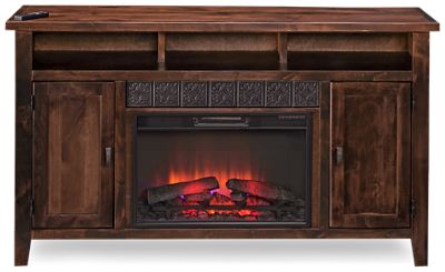 Alder Grove 2 Door 63" Fireplace Console