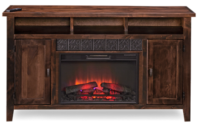 Alder Grove 2 Door 63" Fireplace Console