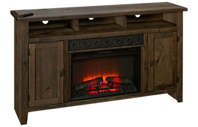 Aspen Alder Grove 63" Fireplace Console