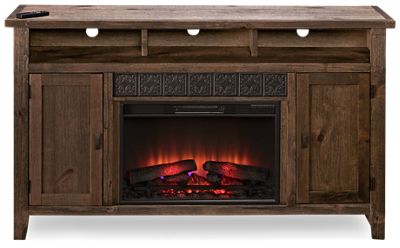 Alder Grove 2 Door 63" Fireplace Console