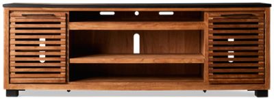 Kallari 84" Console - Contemporary Design - 2 Storage Doors - Adjustable Shelves