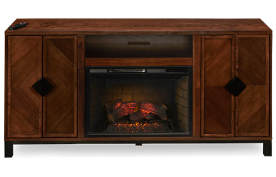 Riverbrook 4 Door Fireplace Media Console