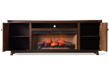 Jane 2 Door Fireplace Console