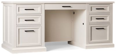 Abby Double Pedestal Desk - Thumbnail 2