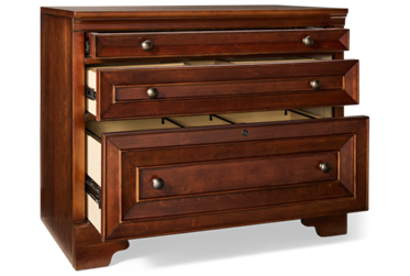 Arlington Workstation Combo File - Drop-Front Keyboard Drawer - Locking File Drawers - Cord Management