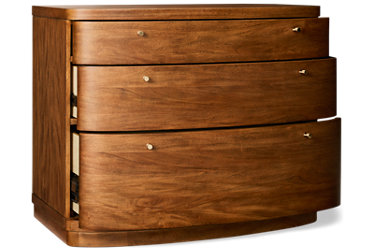 Caden Combo Lateral File - Durable Construction - Three Storage Drawers - Locking File Drawer