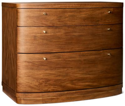Caden Combo Lateral File - Durable Construction - Three Storage Drawers - Locking File Drawer