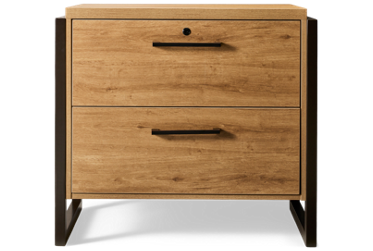 Mason Lateral File - Contemporary Style - Two Easy-Glide Drawers - Ample Storage