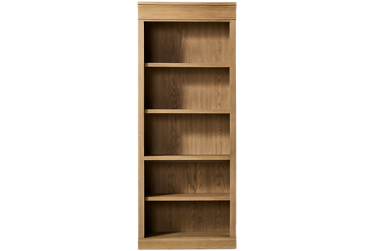Willow Lane Bookcase - Three Adjustable Shelves - Timeless Design - Molded Details