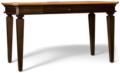 Sonoma Writing Desk - Drop-Front Keyboard Drawer - Two USB Ports - Integrated Wire Management - Tapered Square Legs