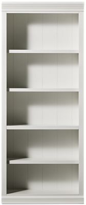 Abby Open Bookcase – Elegant Design – Adjustable Shelves – Solid Hardwood Construction