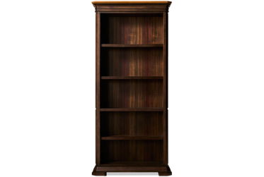 Sonoma Open Bookcase - Adjustable Shelves - Traditional Design - Solid Asian Hardwood
