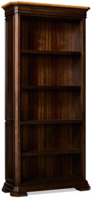 Sonoma Open Bookcase - Adjustable Shelves - Traditional Design - Solid Asian Hardwood